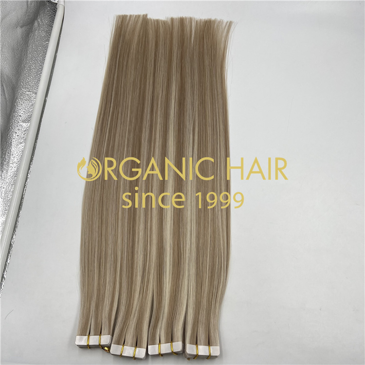 100% human hair extensions tape in Wholesale-M6